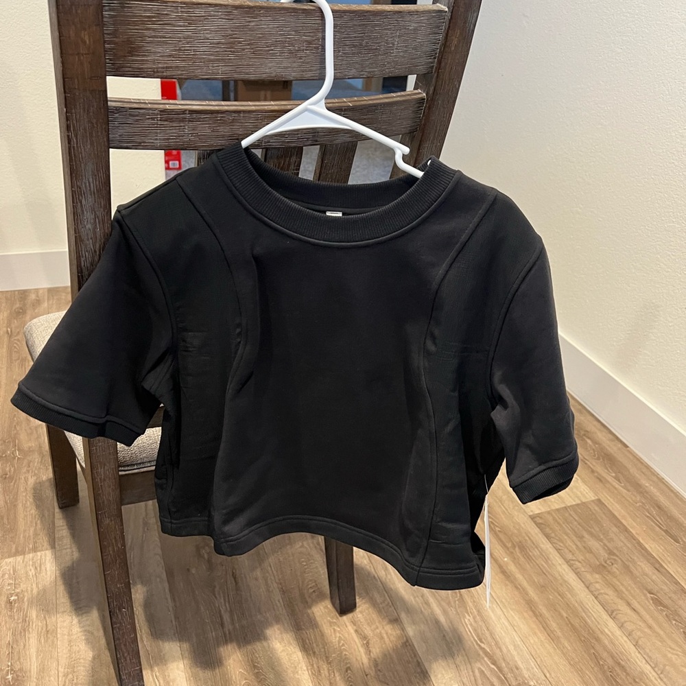 Lululemon Cotton French terry + swift tee